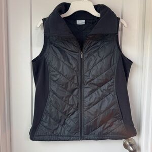Columbia Black Quilted Vest